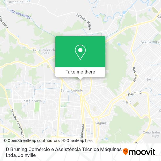 D Bruning Comércio e Assistência Técnica Máquinas Ltda map