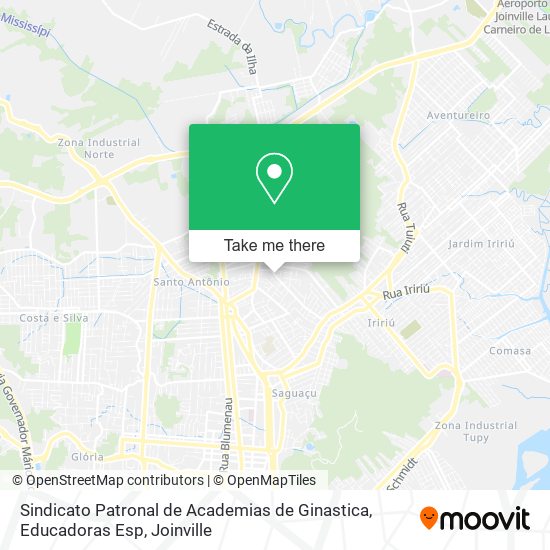 Sindicato Patronal de Academias de Ginastica, Educadoras Esp map