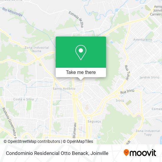 Mapa Condominio Residencial Otto Benack