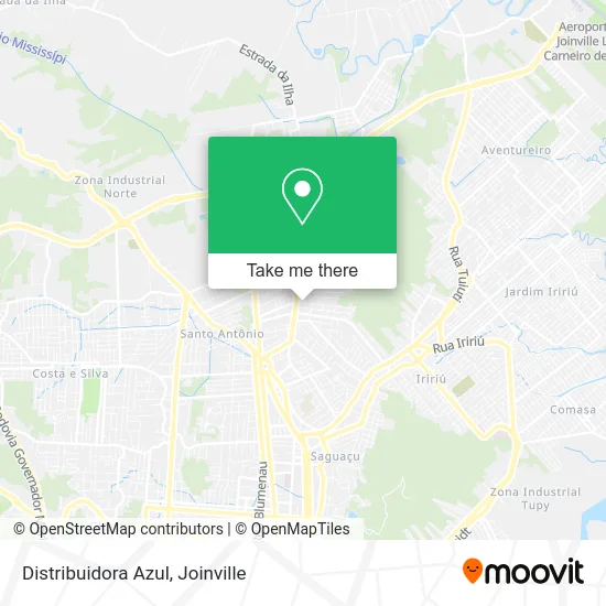 Distribuidora Azul map