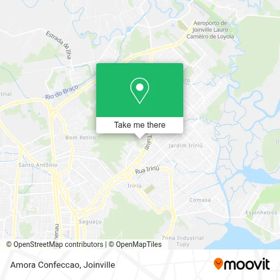 Amora Confeccao map
