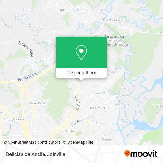 Delicias da Ancila map