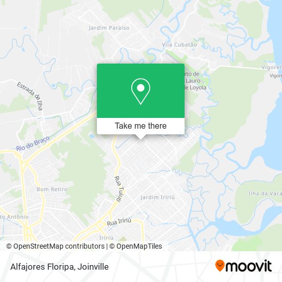 Alfajores Floripa map