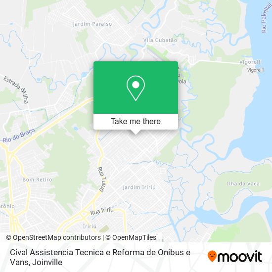 Cival Assistencia Tecnica e Reforma de Onibus e Vans map