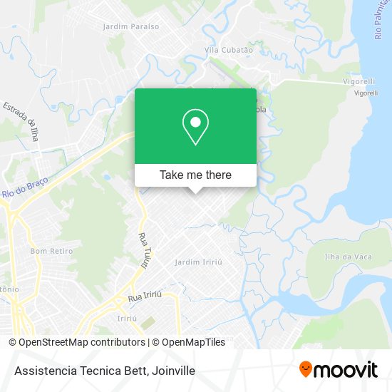 Assistencia Tecnica Bett map