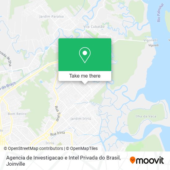 Agencia de Investigacao e Intel Privada do Brasil map
