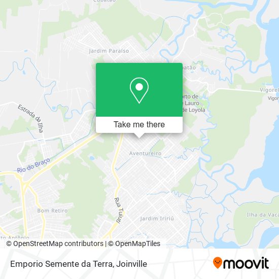 Emporio Semente da Terra map