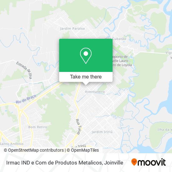 Mapa Irmac IND e Com de Produtos Metalicos