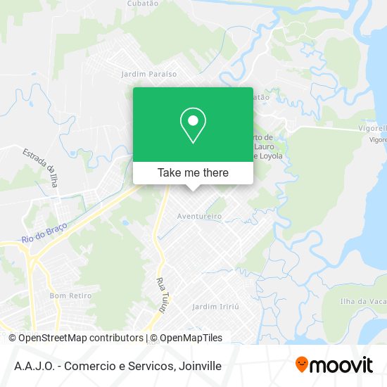 A.A.J.O. - Comercio e Servicos map