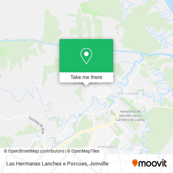 Las Hermanas Lanches e Porcoes map