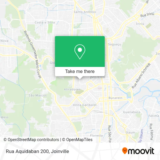Rua Aquidaban 200 map