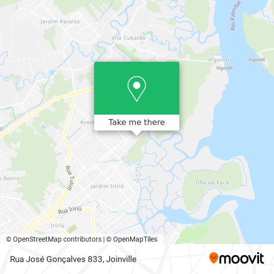 Rua José Gonçalves 833 map