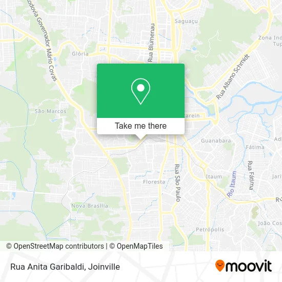 Rua Anita Garibaldi map