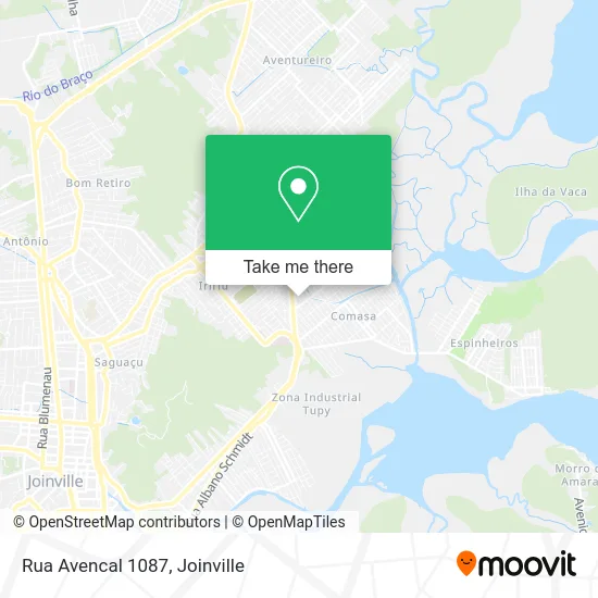 Rua Avencal 1087 map