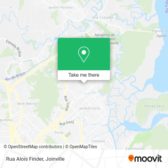 Rua Alois Finder map