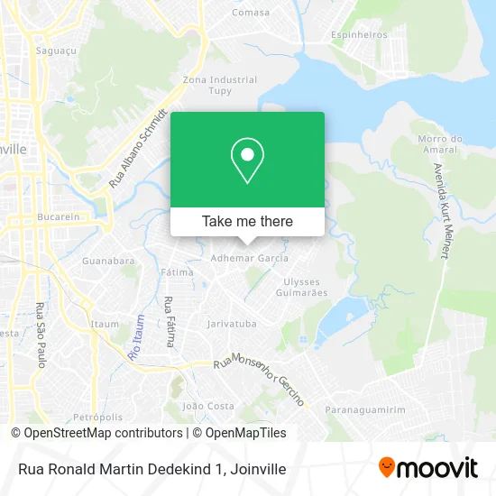 Rua Ronald Martin Dedekind 1 map