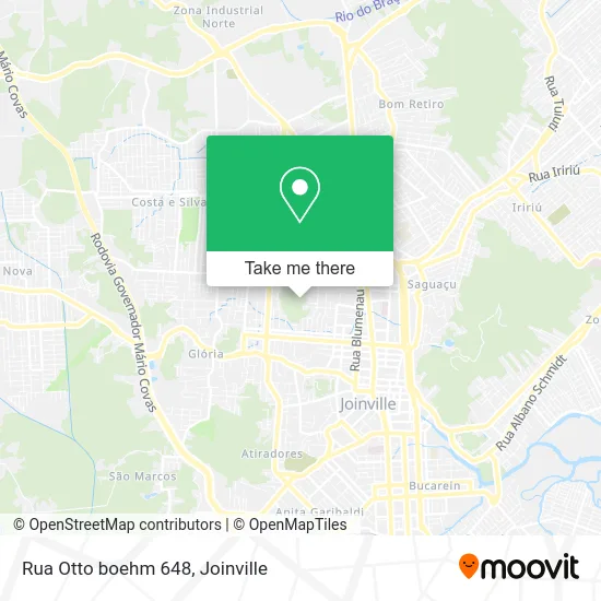 Rua Otto boehm 648 map