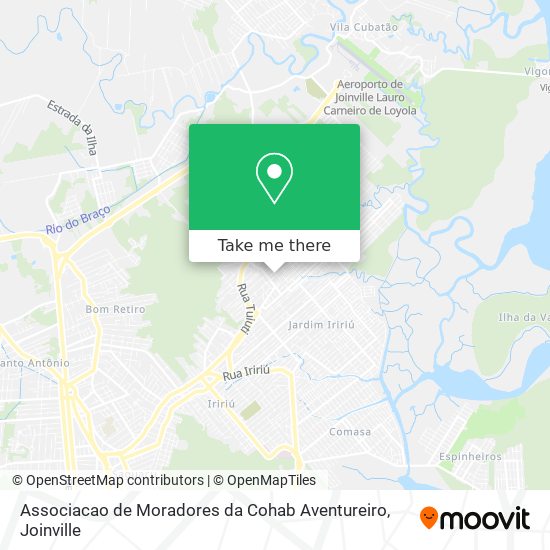 Associacao de Moradores da Cohab Aventureiro map