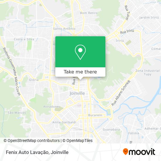 Fenix Auto Lavação map