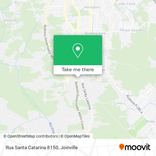 Rua Santa Catarina 8150 map