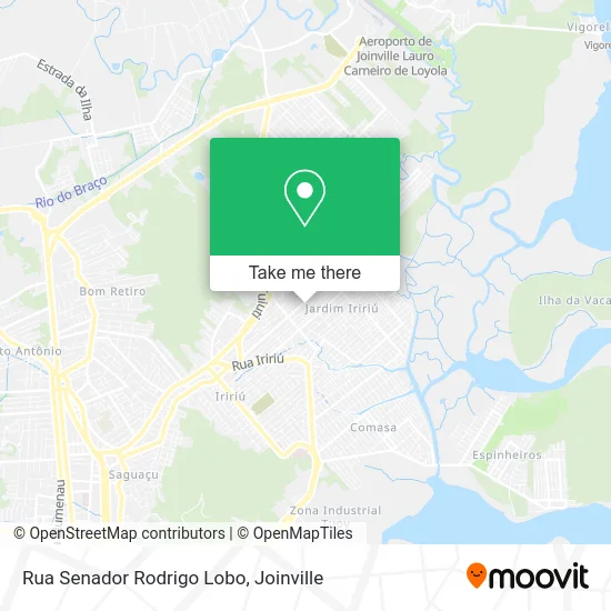 Rua Senador Rodrigo Lobo map