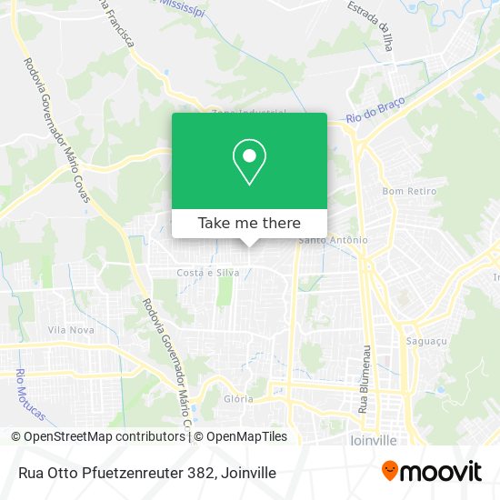 Rua Otto Pfuetzenreuter 382 map