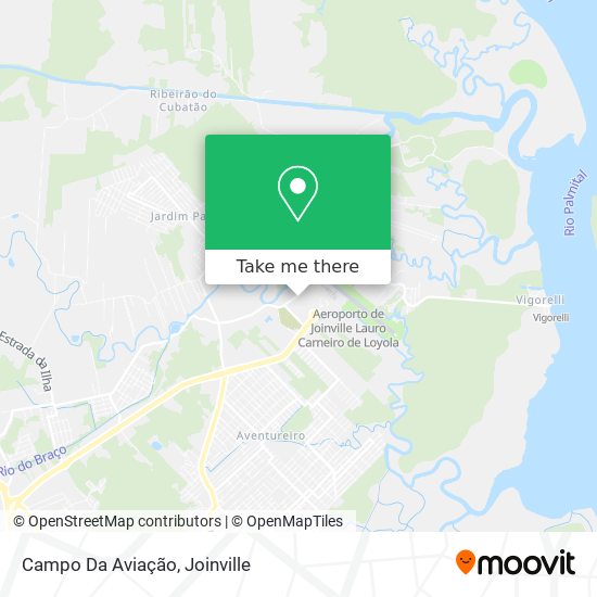 Campo Da Aviação map
