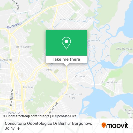 Mapa Consultório Odontológico Dr Benhur Borgonovo