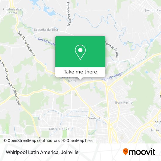 Whirlpool Latin America map