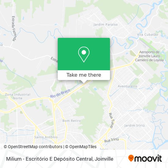 Milium - Escritório E Depósito Central map