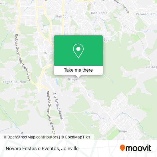 Novara Festas e Eventos map