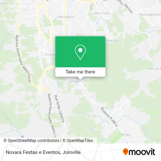 Novara Festas e Eventos map