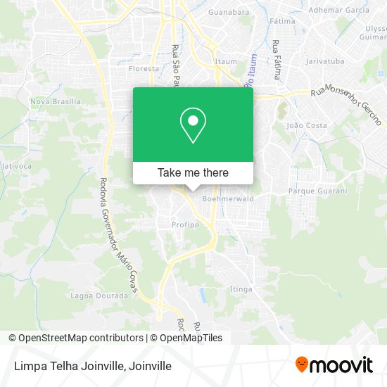Limpa Telha Joinville map