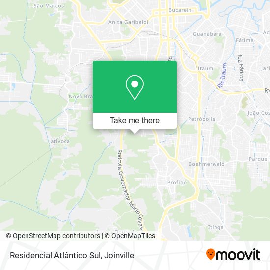 Residencial Atlântico Sul map