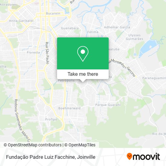 Fundação Padre Luiz Facchine map