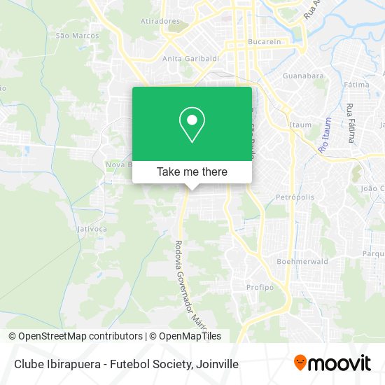 Clube Ibirapuera - Futebol Society map