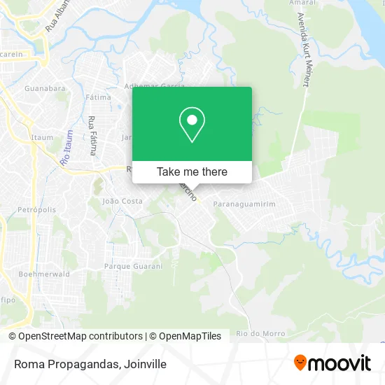 Roma Propagandas map