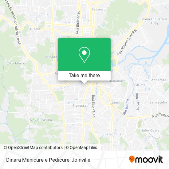 Dinara Manicure e Pedicure map