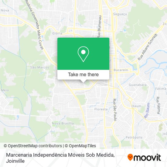 Marcenaria Independência Móveis Sob Medida map