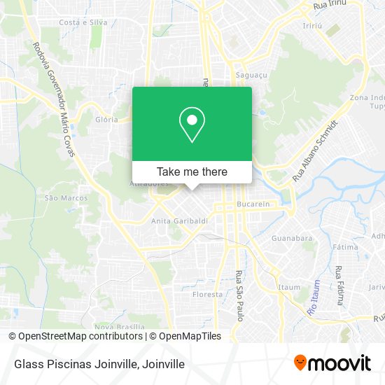 Glass Piscinas Joinville map