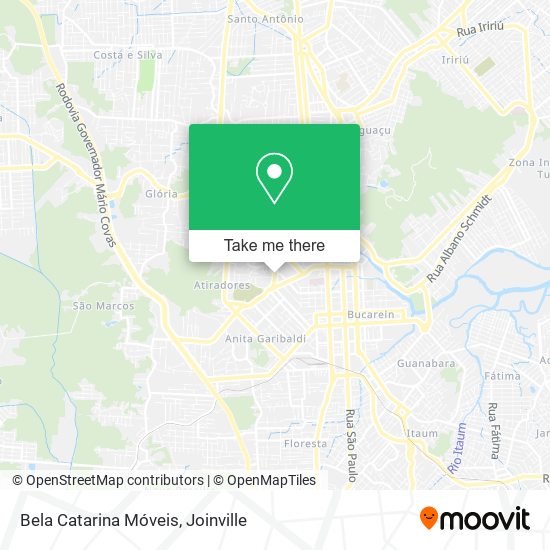 Bela Catarina Móveis map