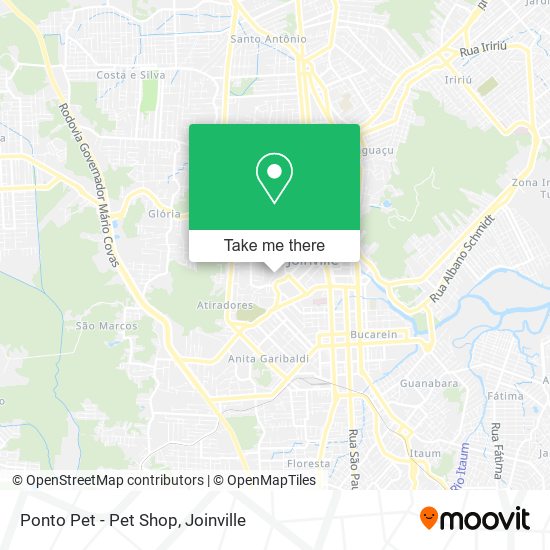 Ponto Pet - Pet Shop map