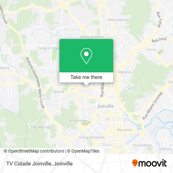 Mapa TV Cidade Joinville