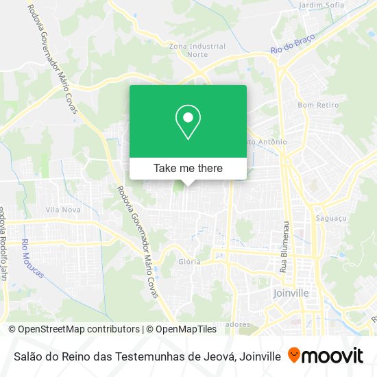 Salão do Reino das Testemunhas de Jeová map
