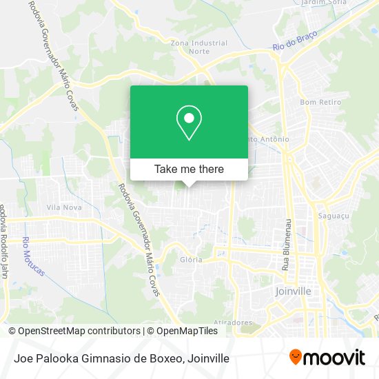 Joe Palooka Gimnasio de Boxeo map