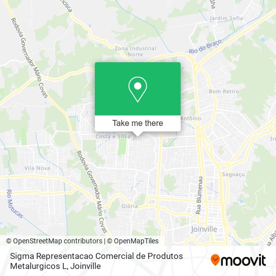 Sigma Representacao Comercial de Produtos Metalurgicos L map