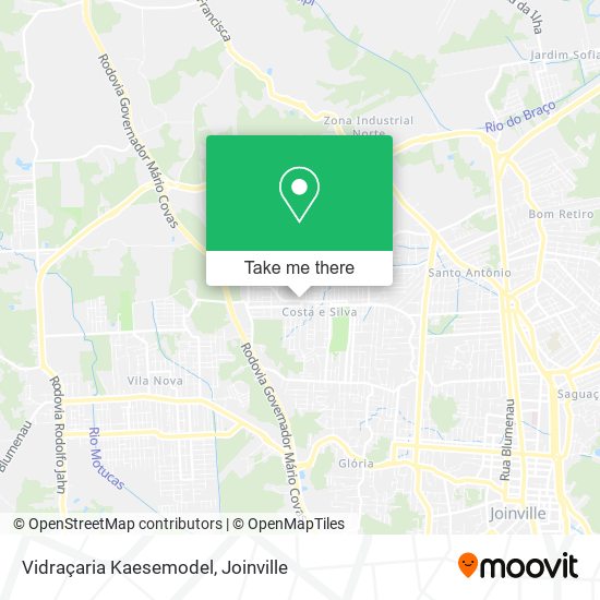 Vidraçaria Kaesemodel map