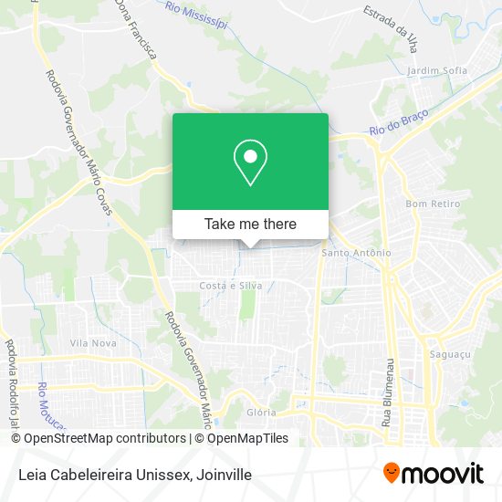 Leia Cabeleireira Unissex map