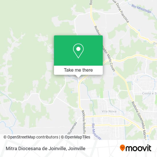 Mitra Diocesana de Joinville map