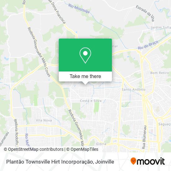 Mapa Plantão Townsville Hirt Incorporação